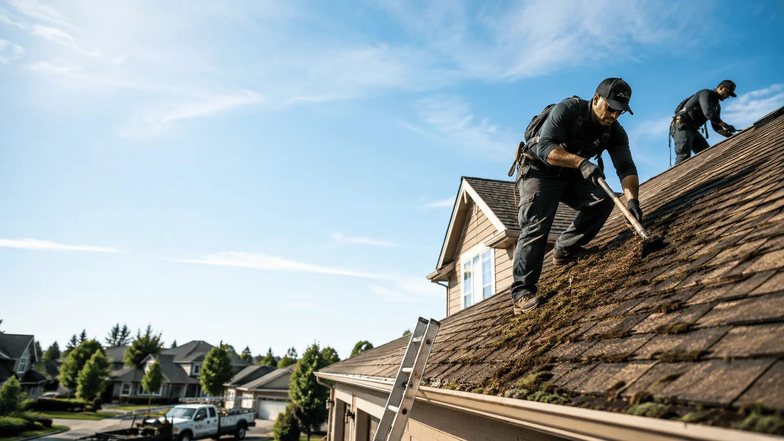 Roof Moss Removal in Van Orin, IL near me